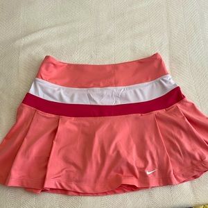 NIKE Pink Pleated Tennis Skirt